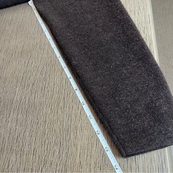 100% Merino Wool Belted Deane & White Casual Buttoned Down Tie Sweater Cardigan - Picture 9 of 10